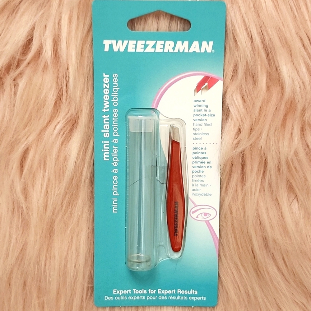 Brand New TWEEZERMAN MINI SLANT TWEEZERS